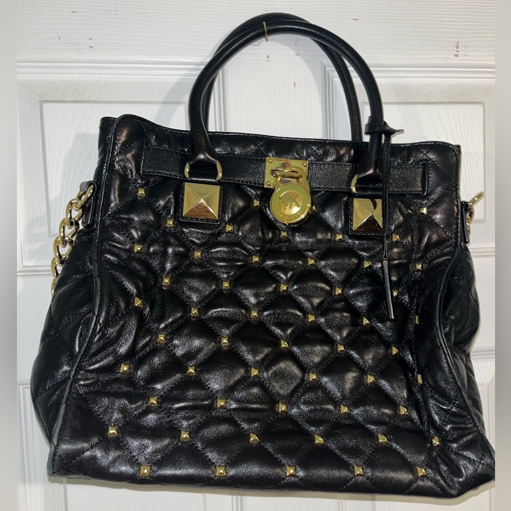 Michael Kors Studded, Quilted Handbag